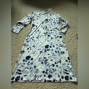 NWT Jean Pierre Klifa Eclat blue small dress daphne